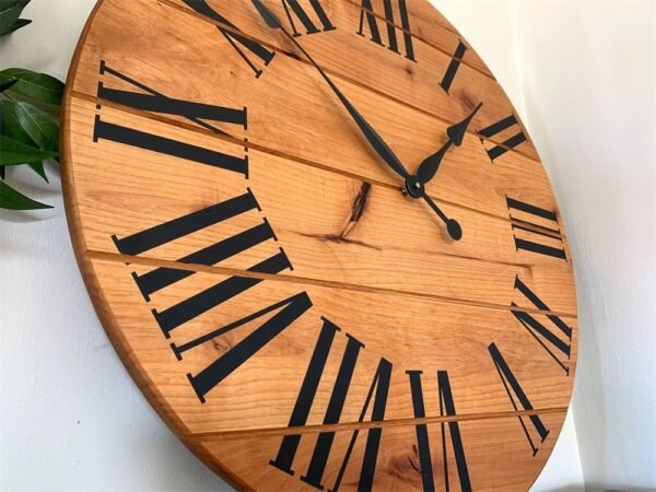 Large Alder Wall Clock