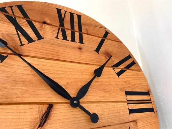 Large Alder Wall Clock