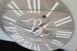 Large Customized Grey Wall Clock