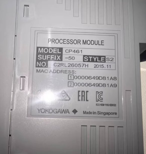 YOKOGAWA CP461-50 S2 Processor Module