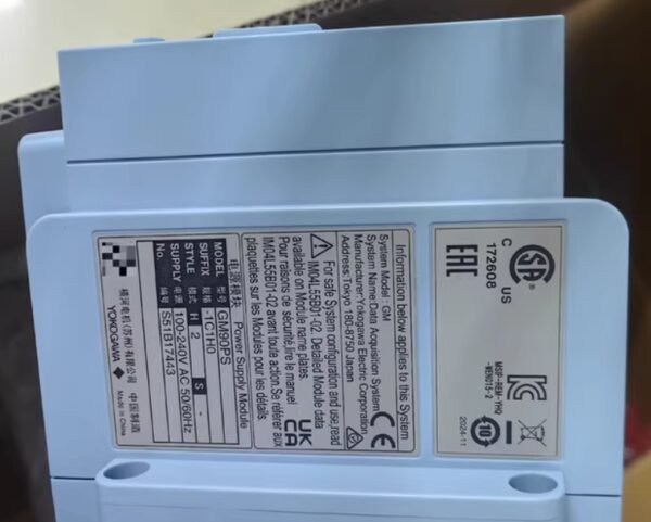 YOKOGAWA GM90PS power supply module, model GM90PS-1C1H0