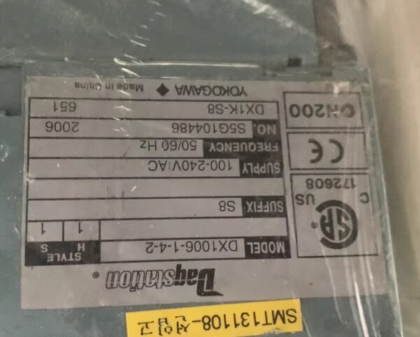 YOKOGAWA paperless recorder Model: DX1006-1-4-2[USED]