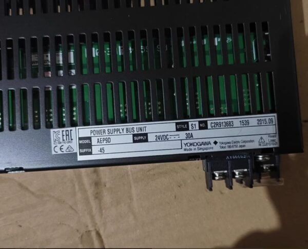 [USED]YOKOGAWA power module model AEF9D - 24VDC 30A + with terminal connections