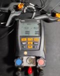 TESTO 550 Intelligent Electronic Refrigerant Meter Set Bluetooth version, dual-fuel meter, with two temperature clip accessories