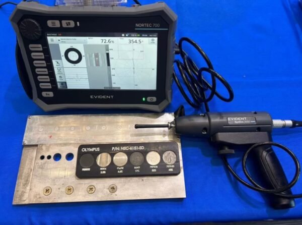 EVIDENT is the original Olympus Nortec 700 eddy current flaw detector.