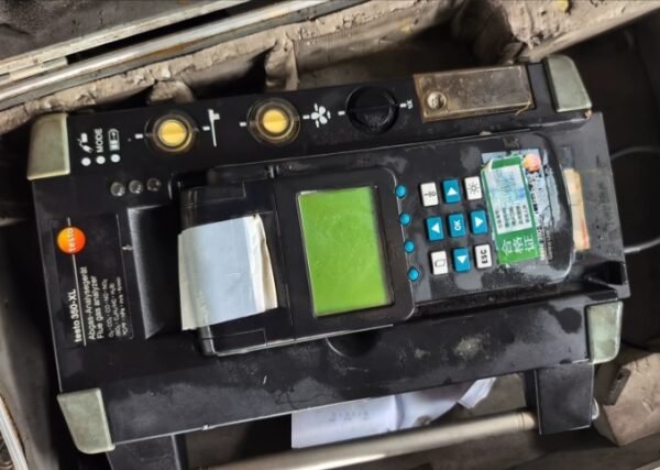 Testo 350-XL gas analyzer, photographed in real condition, function unknown