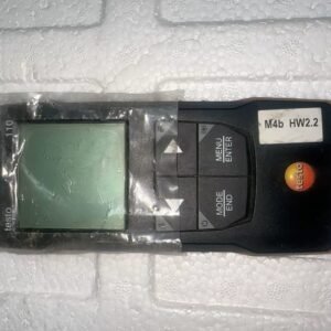 Testo 110 humidity and temperature measuring instrument, functioning properly, with Bluetooth, supporting mobile app connection, suitable for laboratories, food industry, etc. One main unit, bare machine, without probe.