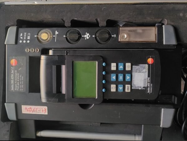 Testo 350-EPA gas analyzer has not been tested