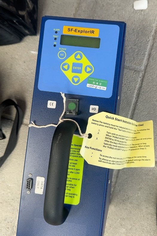 Spectros + SF-ExplorIR Sulfuryl Fluoride Detector 1pc [USED]